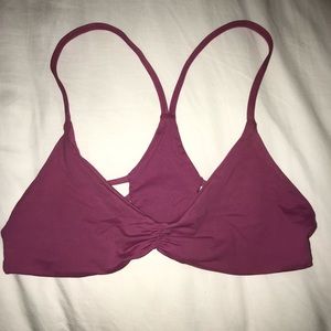 L*SPACE Wild One Bathing Suit Top Bikini Swim Top